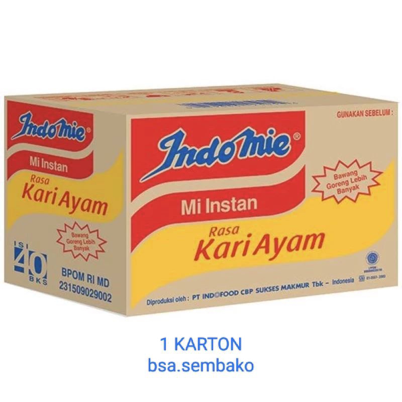 

Indomie Kari Ayam 1Dus isi 40pcs Termurah