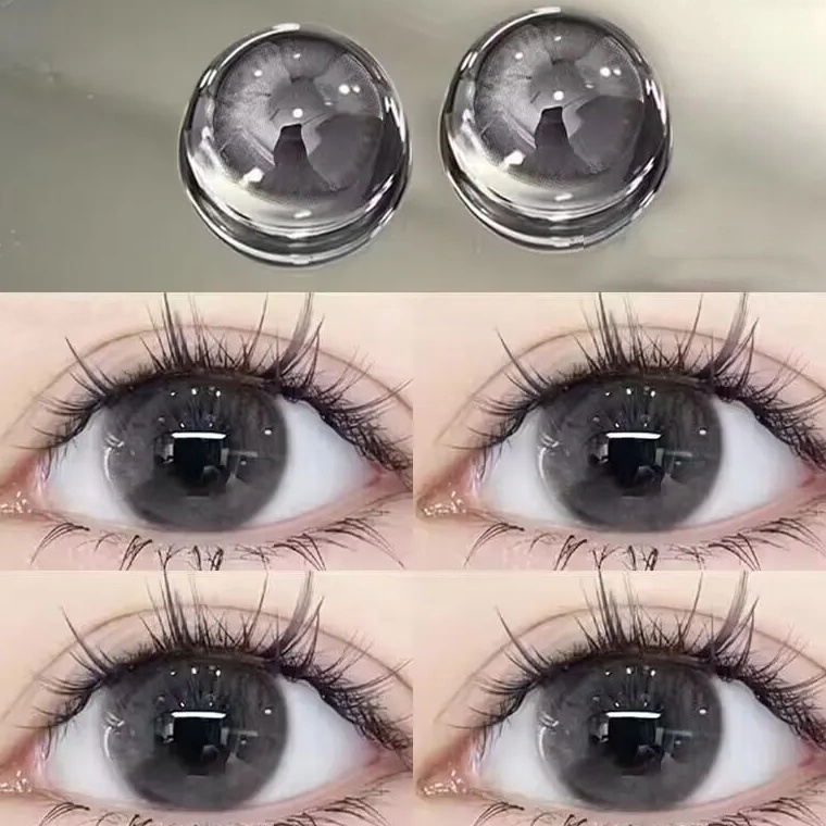 SPECIAL PRICE CODSepasang lensa kontak berwarnaDiameter 14145 MM softlens livingsoftlens biru soflen