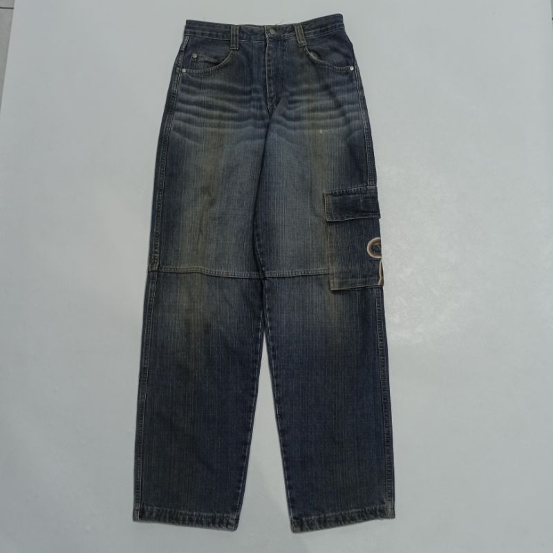 VINTAGE Y2K BAGGY SoHK CARGO NOT JNCO FUBU EVISU SCHOOL OF HARD KNOCKS