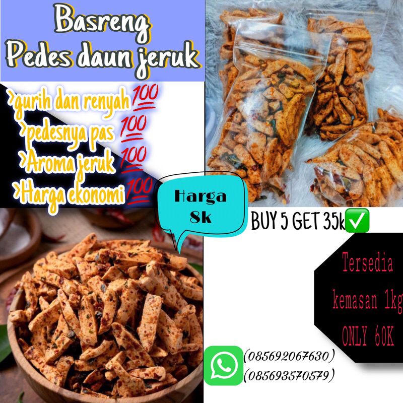 

basreng pedes daun jerukk