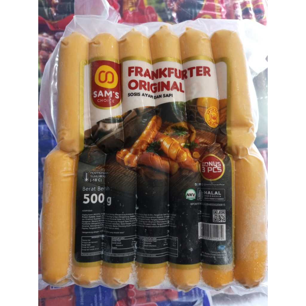 

Sam's Choice Sosis Sapi 13pcs (Tahan Suhu Ruangan 3hari)