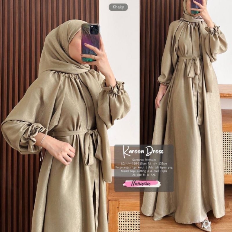 KAREEN DRESS BY HANANIA /NADIA DRES/KISAH DRESS/VINNA DRESS/ ZEANA DRESS/NENA DRES ORI BERLABEL MBA 