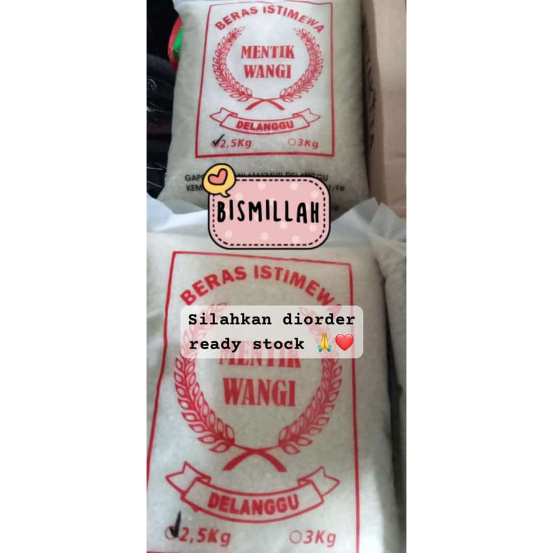 

beras istimewa bersih murni