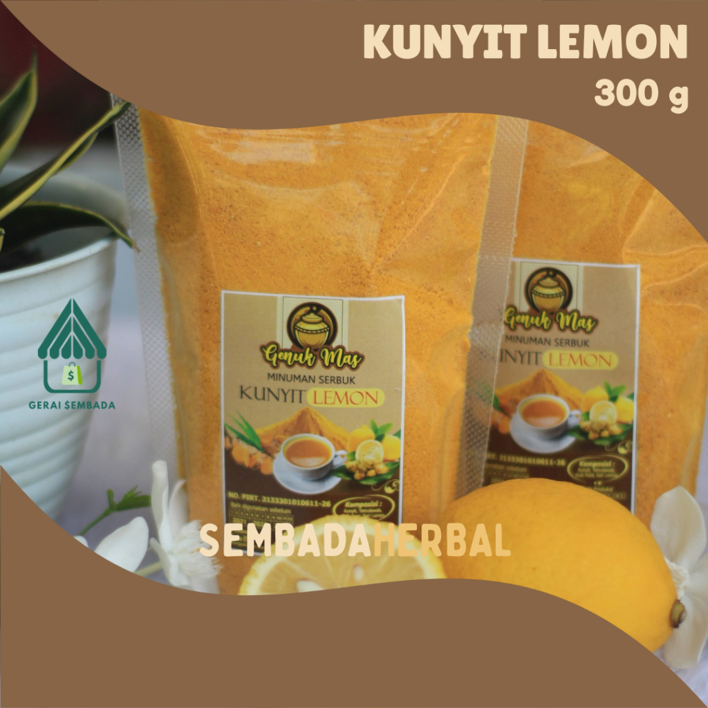 

Bubuk KUNYIT LEMON Minuman Jamu Tradisional Serbuk