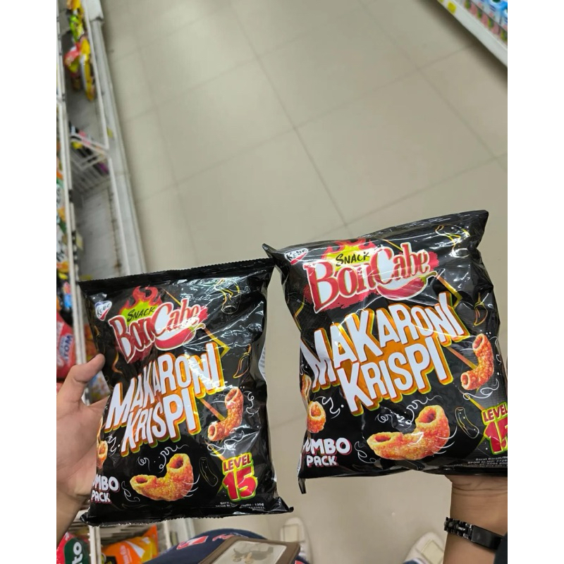 

BonCabe Snack Makaroni Krispi Level 10 Sachet 30 gram - Level 15