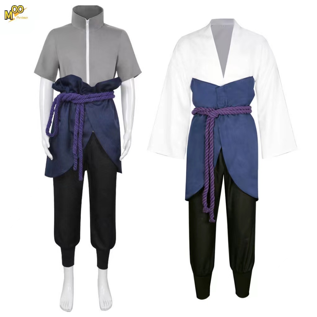 Anime Naruto：Shippuden cosplay costume Uchiha Sasuke cosplay costume and wig Christmas and Halloween