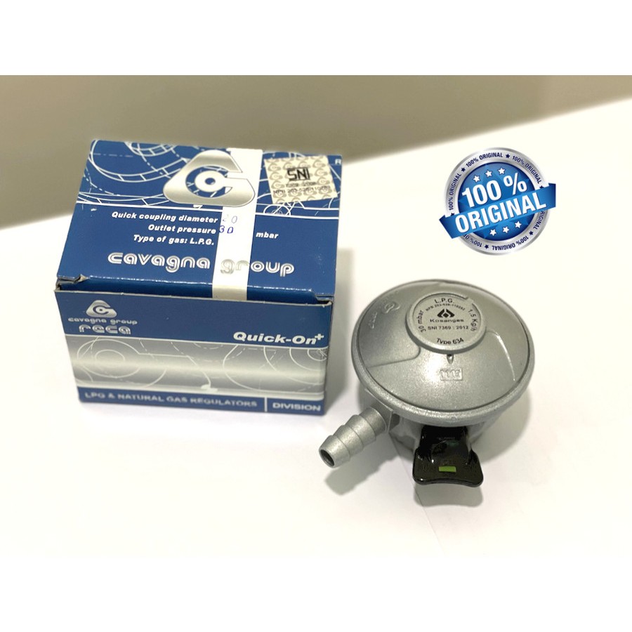 Regulator Gas LPG KOSANGAS Quick-On 634 ASLI