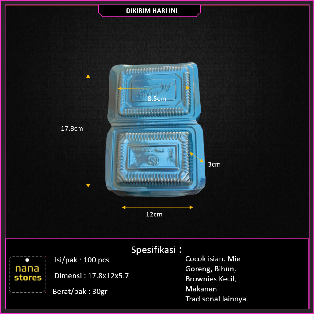 MIKA 5 | Plastik mika model trey, mika kue, mika nasi kuning