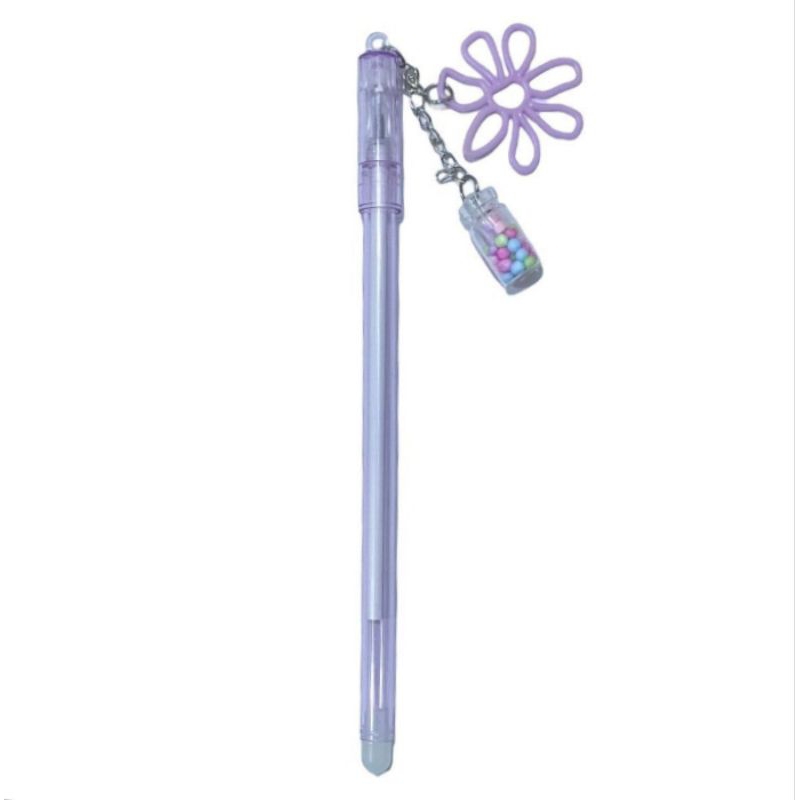 

￼SS Pulpen Lucu Aesthetic Pena Gantungan Botol Bunga Fancy Pen Pena Gel Bolpen Unik warna pastel cute Bola Salju Warna Warni Alat Tulis Kantor