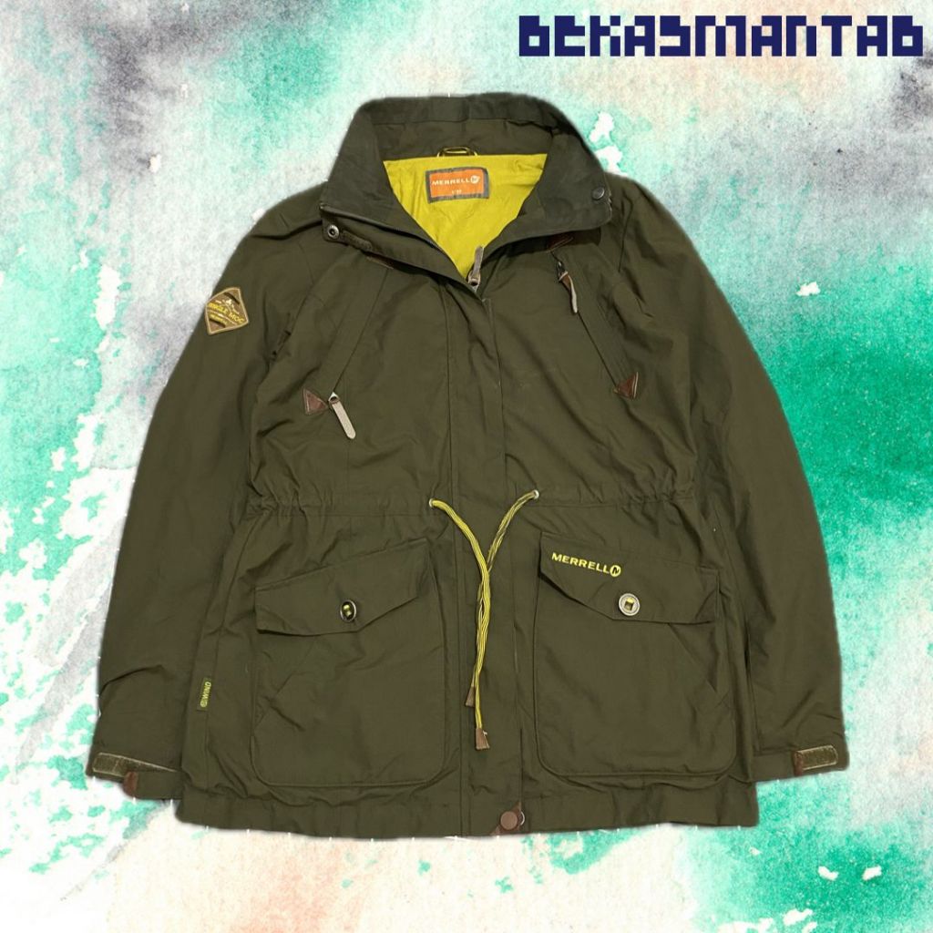 Jaket Parka Merrell jungle moc outdoor parashut mantab