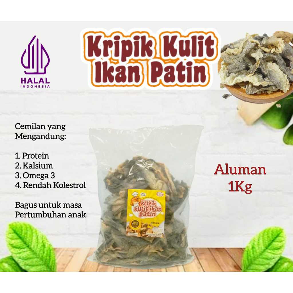

IKIAE CAMILAN KERIPIK KULIT IKAN PATIN ORIGINAL 1KG (ALUMAN/SETENGAH MATANG)