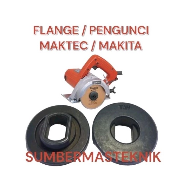 FLANGE MAKTEC MT410 MT413 PENGUNCI MATA PISAU MESIN MARBLE CUTTER MAKTEC MT 410 MT 413