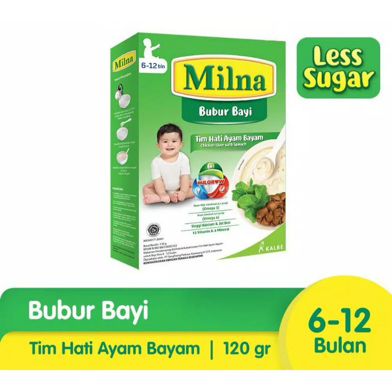Milna Bubur Bayi 6bulan | bubur bayi