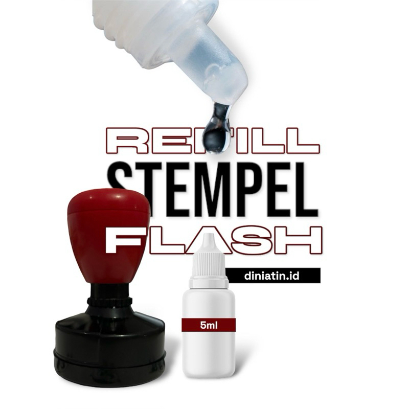 

Tinta Stempel Flash | Tinta Isi Ulang Stempel Otomatis | Media Kertas | Media Plastik