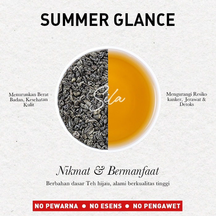 

Sila - Summer Glance - Daily Gourmet - Premium Pure Tea - White Kraft – Teh Premium – Green Tea