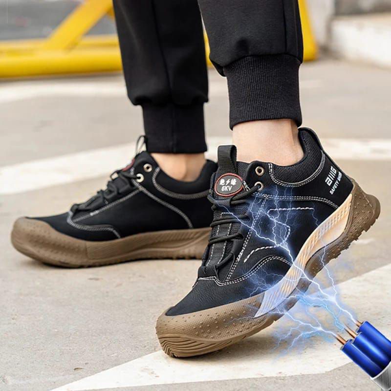 sepatu safety pria Si24 ukuran jumbo 39-46 sepatu ringan