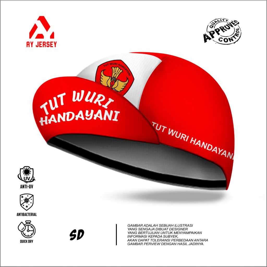 CYCLING CAP SD | TUT WURI HANDAYANI (TOPI SEPEDA)