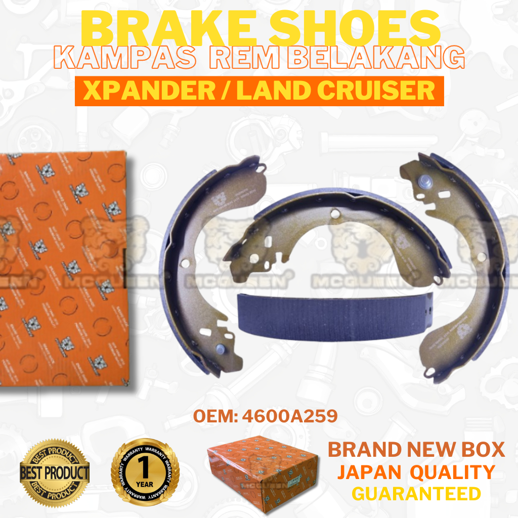 BRAKE SHOE KAMPAS REM BELAKANG  XPANDER / LAND CRUISER