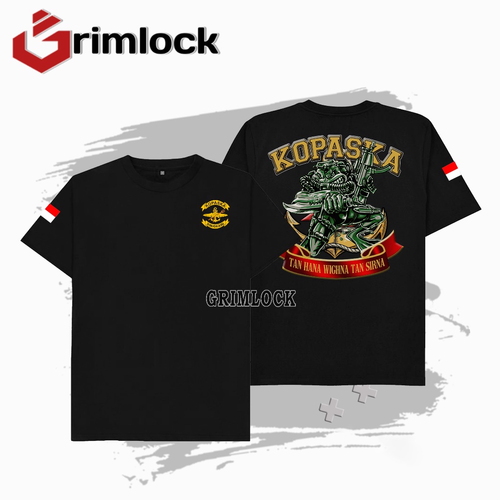 Kaos Kopaska Frogman Insting / Tangan Pendek / Tangan Panjang