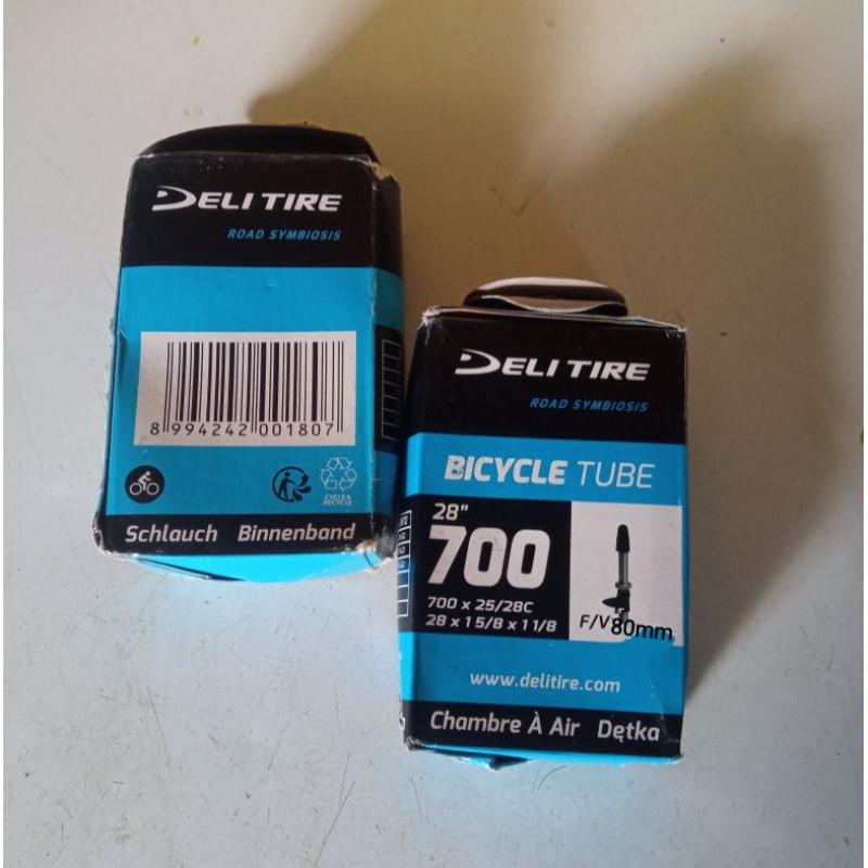 Ban dalam Sepeda 700x25/28c Pentil 80mm Ban Dalam Sepeda Roadbike Fixie MTB Dll
