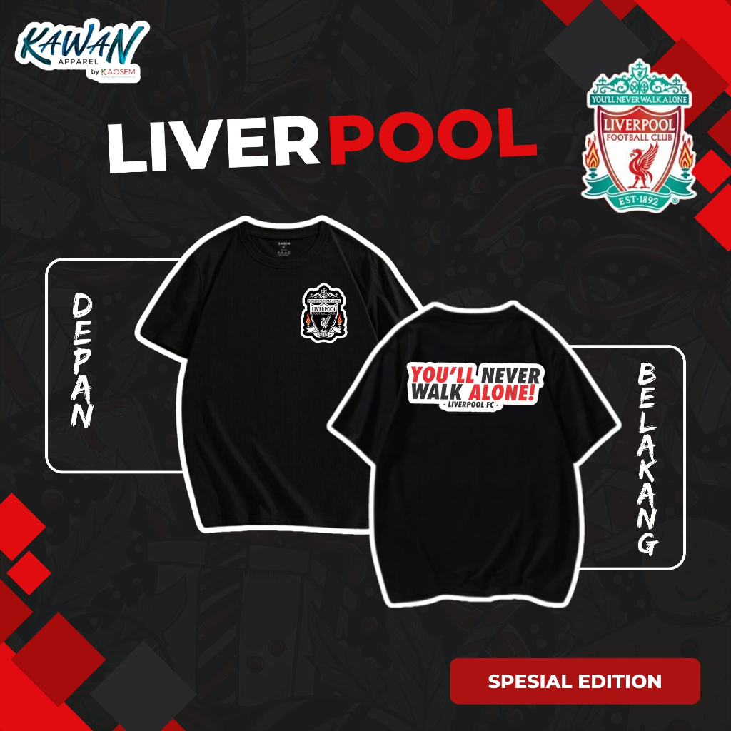 Kaos Liverpool/Kaos Sepak Bola/Liverpool/YNWA