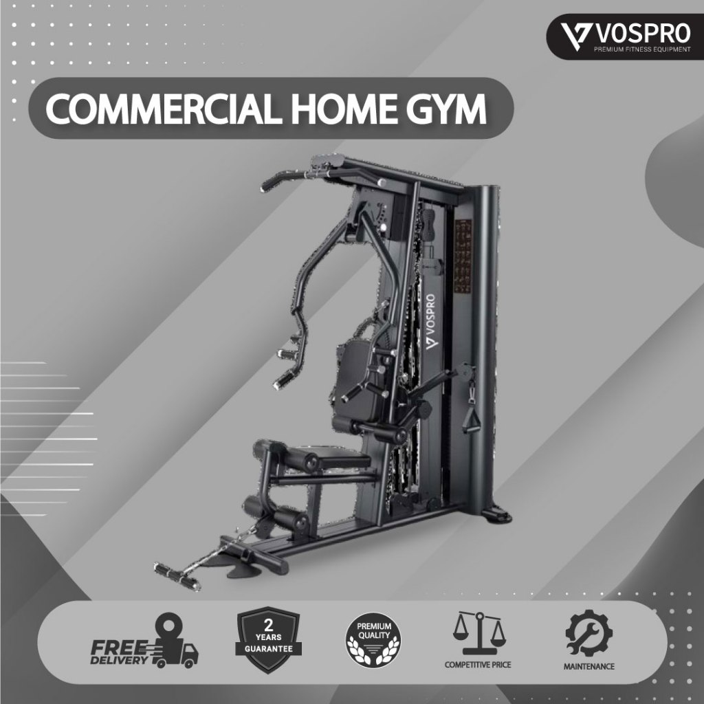 VOSPRO - Alat Fitness Multifungsi Home Gym Type L131 satu sisi