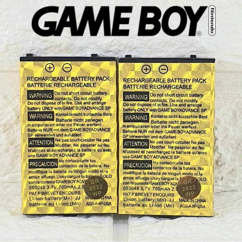 Baterai Game Boy M12 P2P PVP PSD P2V Pocket Game Nintendo Advance Gameboy