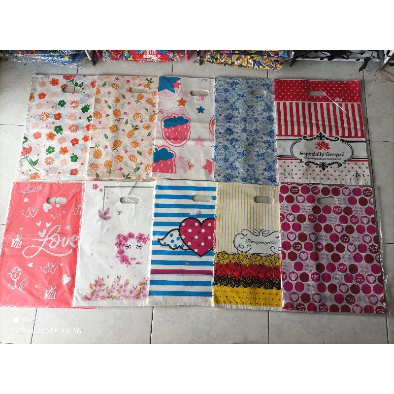 kresek motif olshop besar 35x45/ kantong plastik olshop / kantong kresek