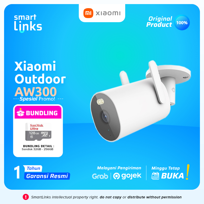 Xiaomi AW300 / AW200 Smart Outdoor Camera CCTV & Xiaomi CCTV C300/C200