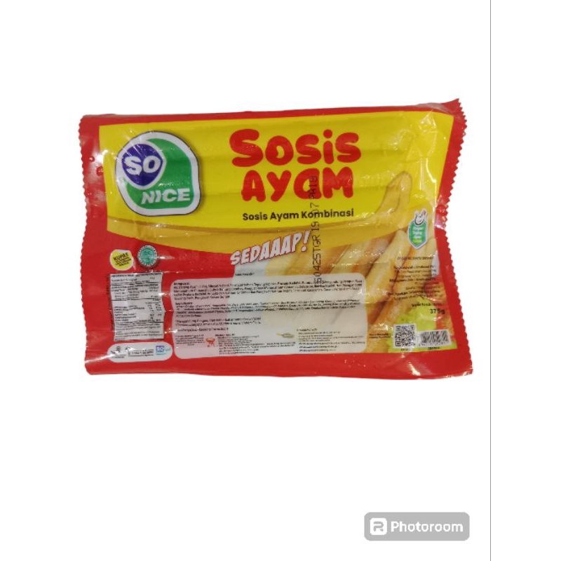 Sosis So Nice Sosis Ayam 375gram