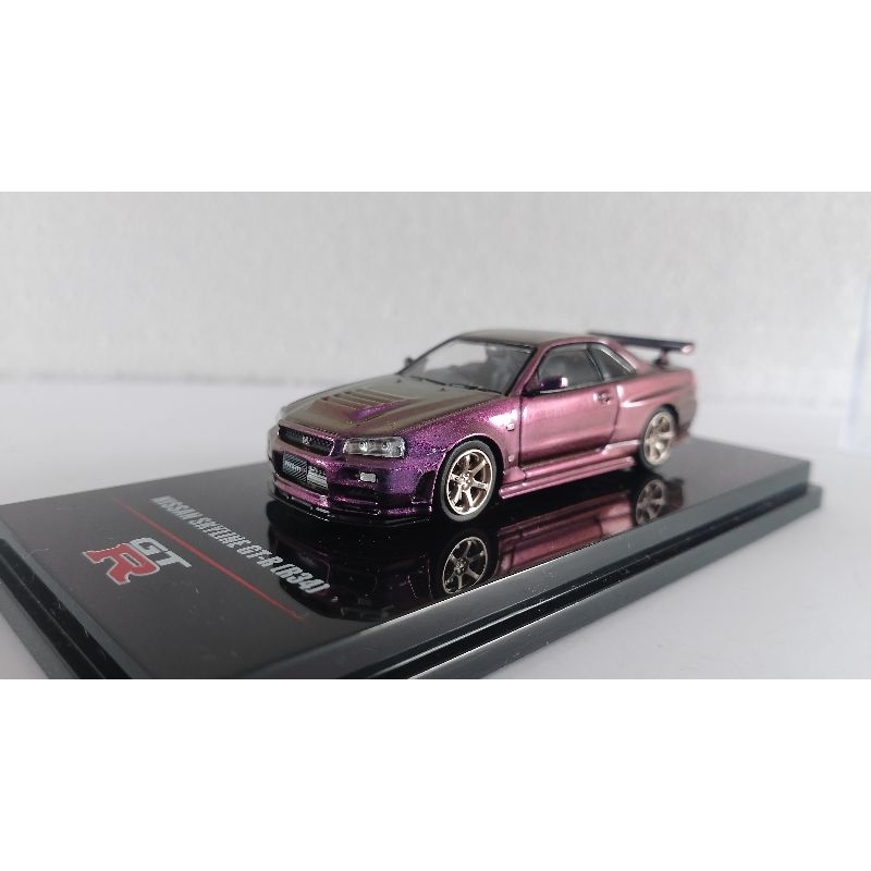 Inno64 R34 Nismo Midnight Purple Unsealed Mulus