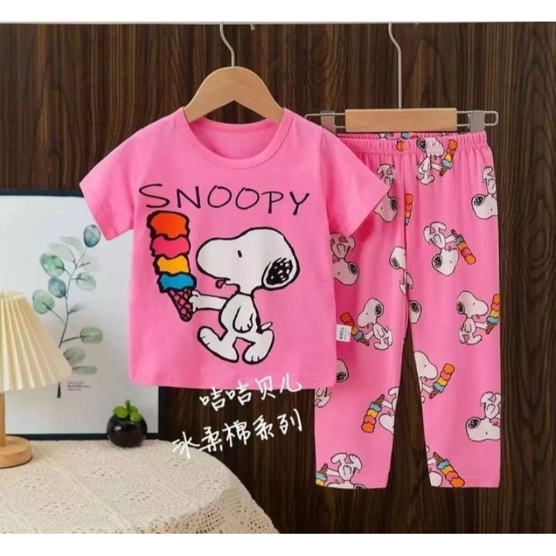 Baju Tidur Anak Piyama Organik Premium Jijibeier