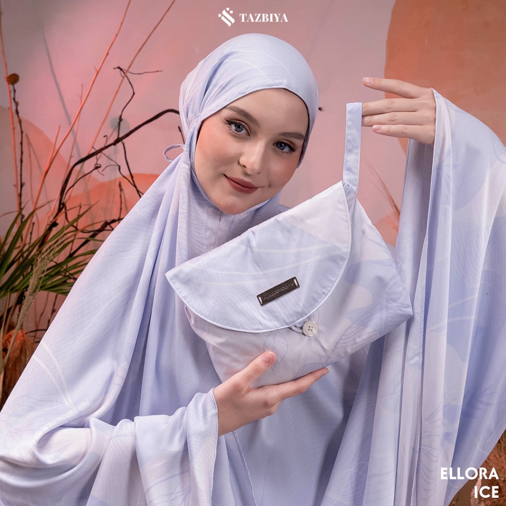 KODE M42G TAZBIYA ELLORA SERIES  Mukena Rayon Satin 2IN1 Free Sajadah