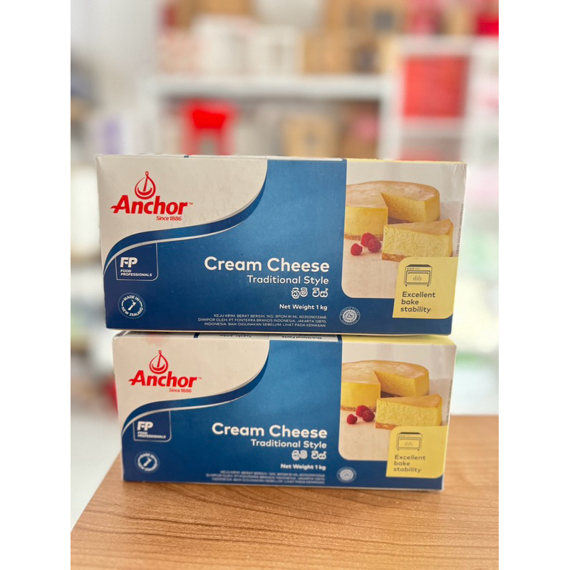 

ANCHOR CREAM CHEESE 1000gr/1KG