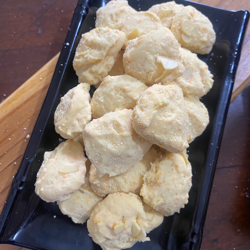 

ALMOND CHEESE kue kering almond kue lebaran kuker cookies premium almond keju lembut camilan kiloan 250gram 500gram 1kg