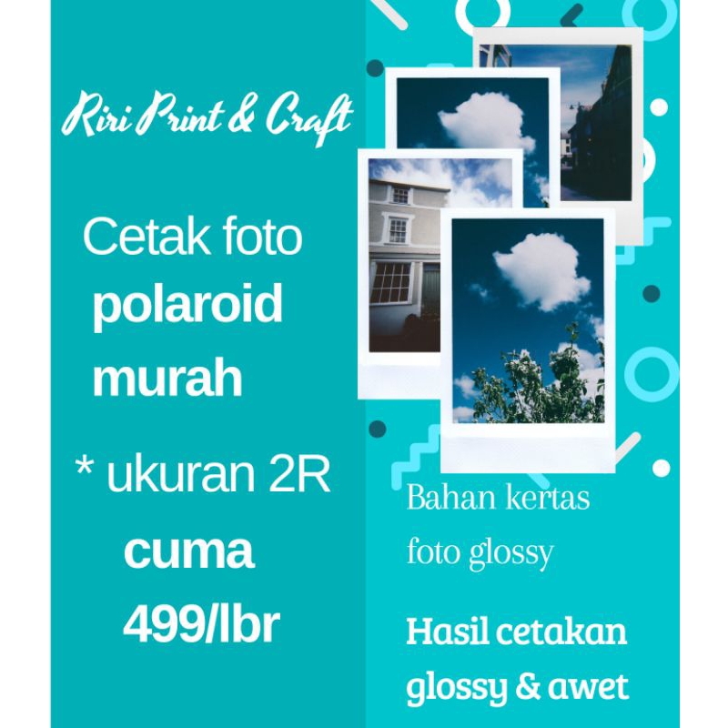 

cetak foto polaroid 2R murah (kertas foto 210gsm)