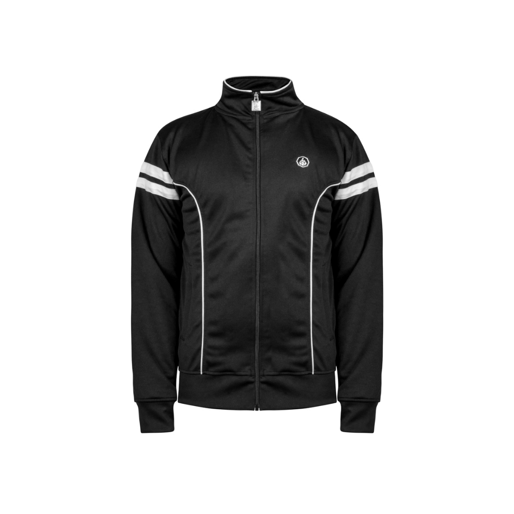Prung Bleta Tracktop Jacket Sport Training Jaket Olahraga Warna Hitam