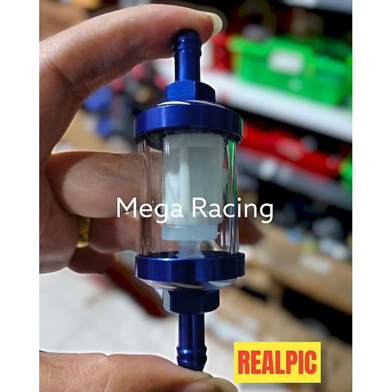 Filter Bensin Motor Variasi Kaca Saringan Bahan Bakar Cocok ke Semua Motor Beat Vario Scoopy Mio Lex