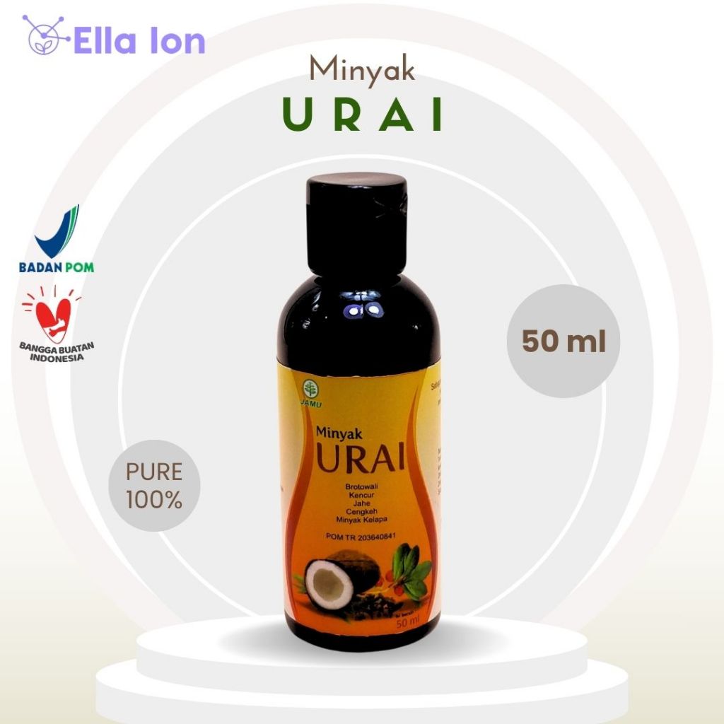 Minyak Urai Oil 50 ml / Minyak Syaraf / Minyak / Minyak Panas 50 ml / Minyak Urut / Minyak Sambung T