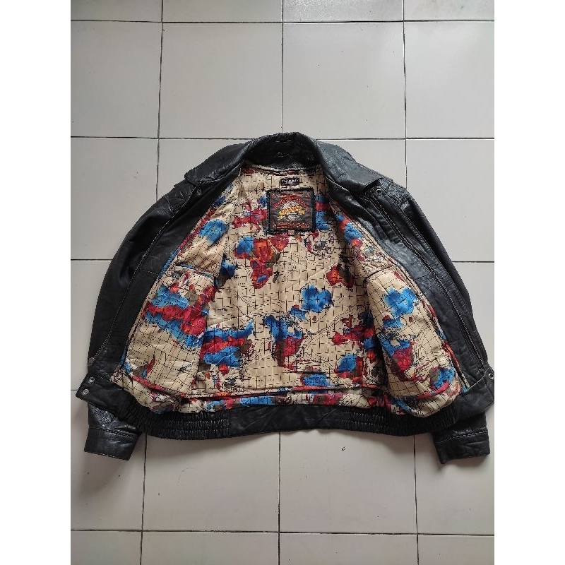 FLIGHT JACKET MA-2 LEATHER ADVENTURE BOUND ORIGINALS 1899 THINSULATE