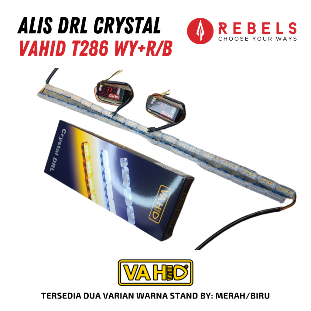 DRL LED ALIS CRYSTAL VAHID T286 WELCOME LIGHT RUNNING SEQUENTIAL