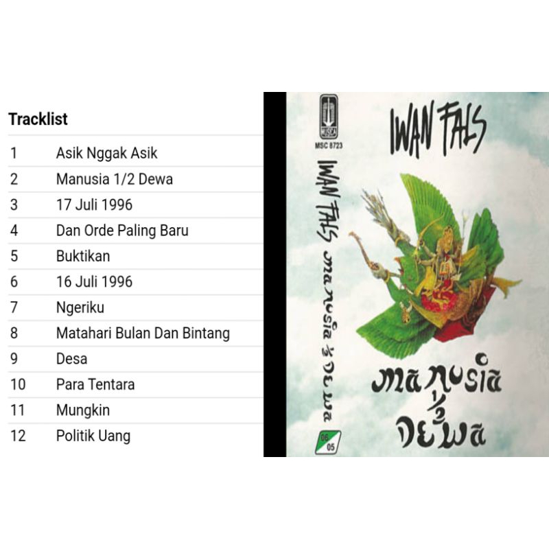 iwan fals manusia 1/2 dewa cd album 2004