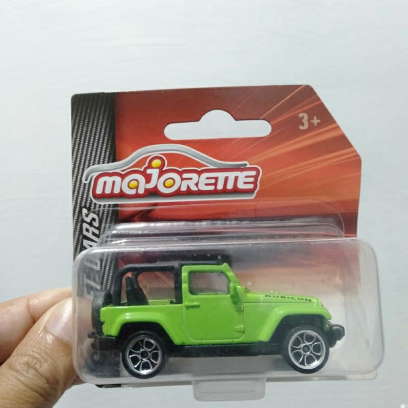 majorette jeep wrangler rubicon hijau