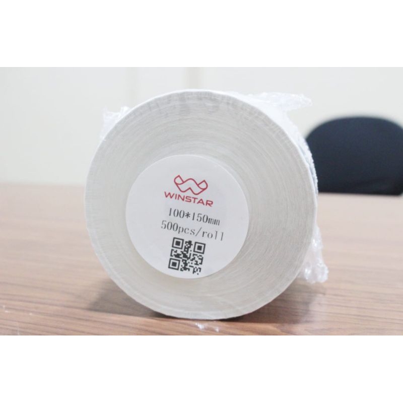 

InJO KERTAS STICKER THERMAL BARCODE A6 100mm x 150mm ORIGINAL WINSTAR 500pcs