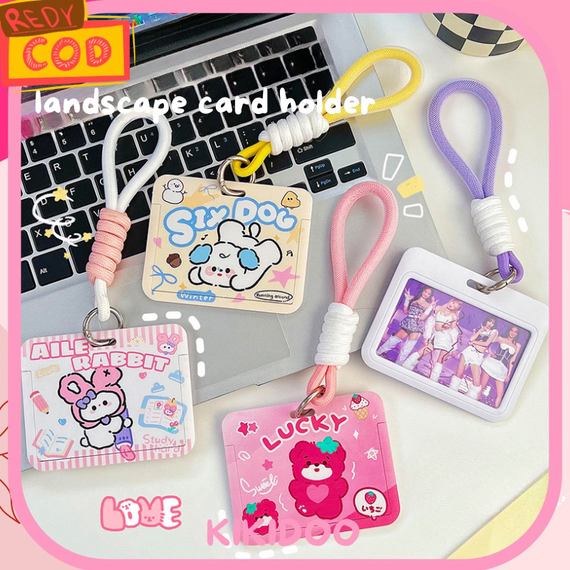 

Kikidoo Card Holder Pelindung Kartu Motif Kartun Gaya Korea Untuk Sekolah/kantor RT51