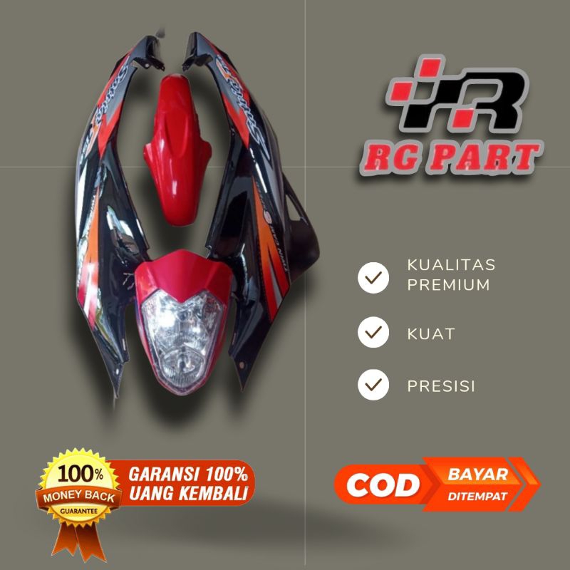 Body satria Fu Cbu Merah Maroon hitam Fu Thailand