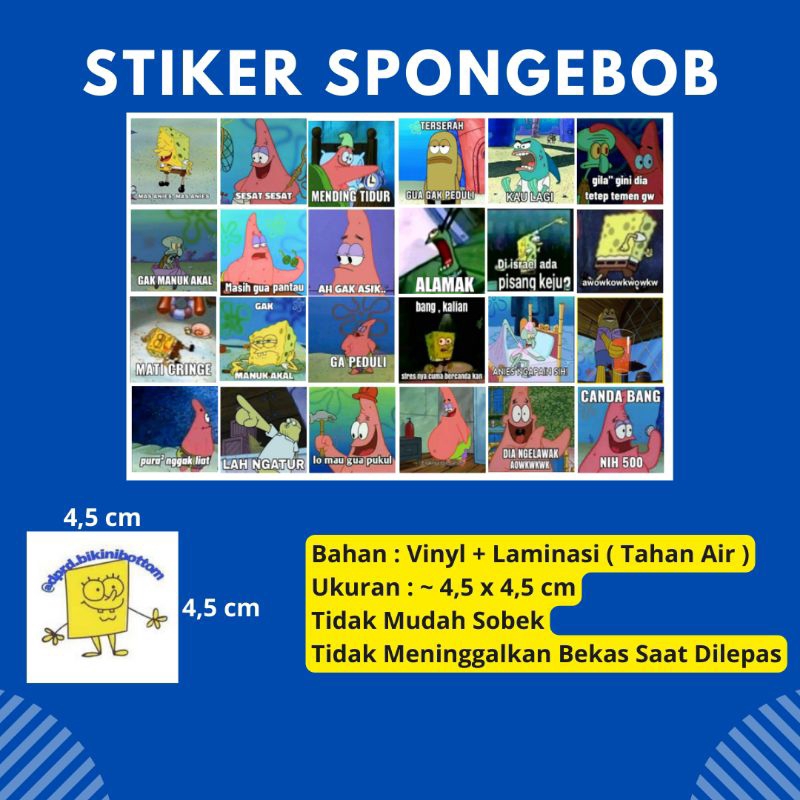 

Stiker Meme Spongebob