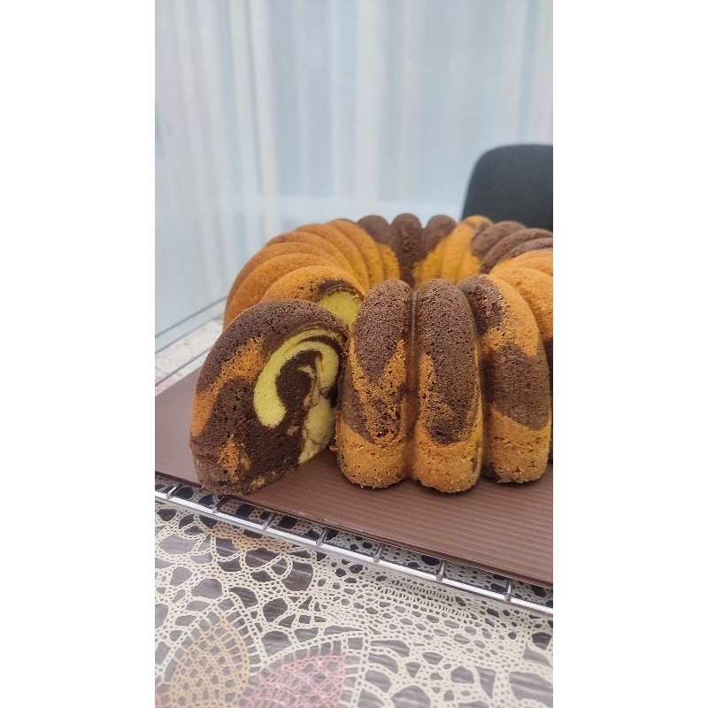 

Marble Cake Premium Original (Bolu Marmer)