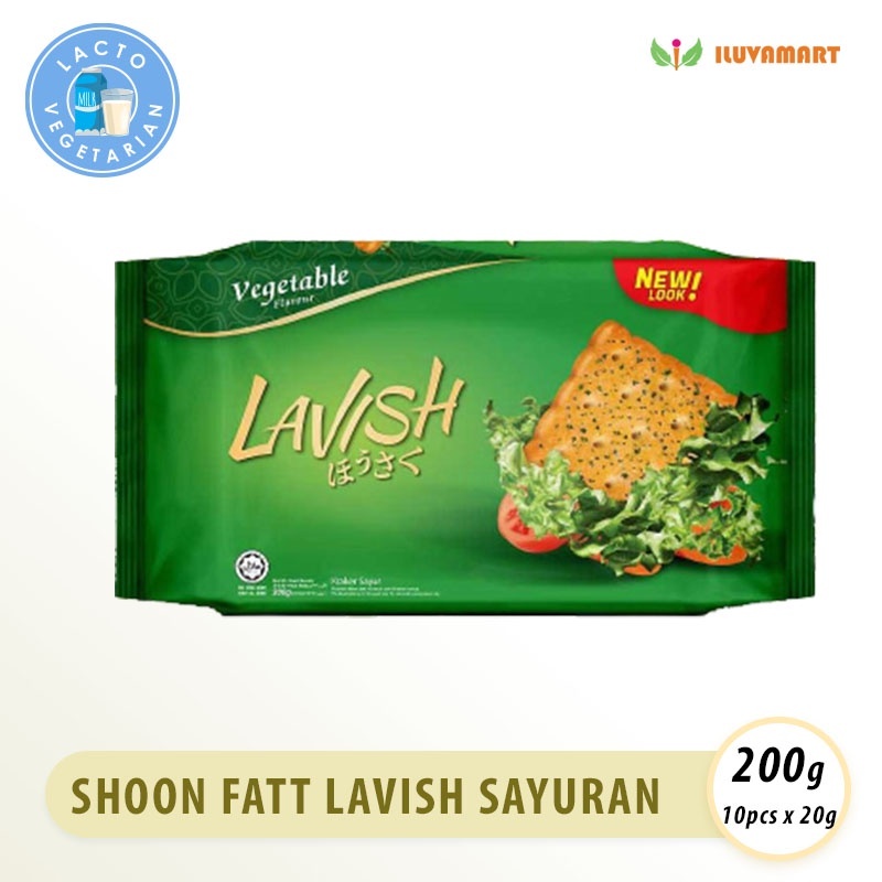 

Biscuit Lavish Vegetable Cracker 180 Gram