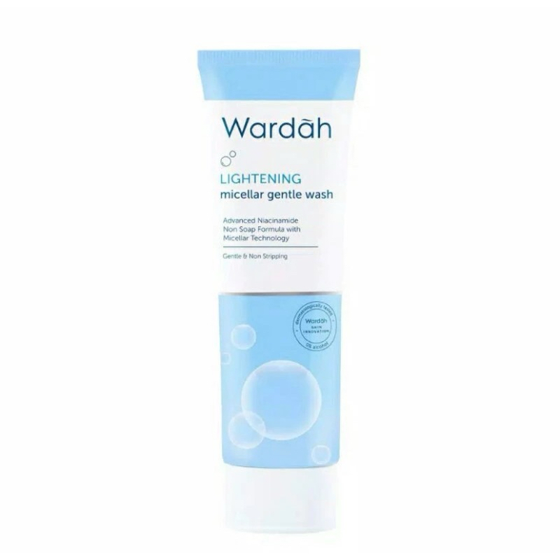 Wardah Lightening Micellar Gentle Wash 100ml/Sabun wajah wardah